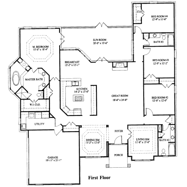 main floor house blueprint