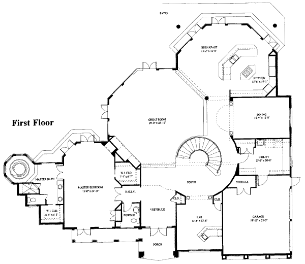 main floor house blueprint
