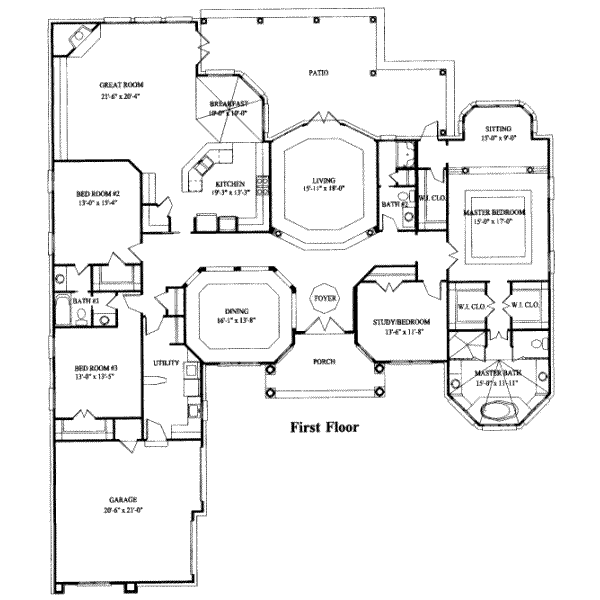 main floor house blueprint