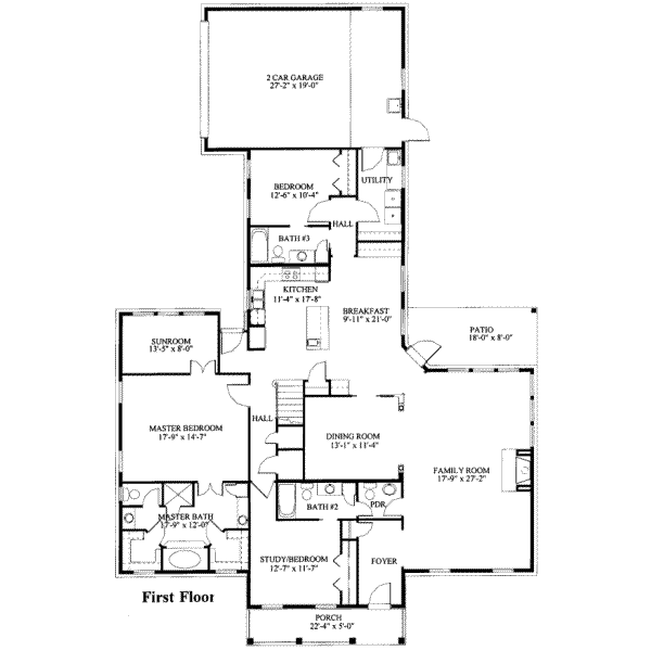 main floor house blueprint