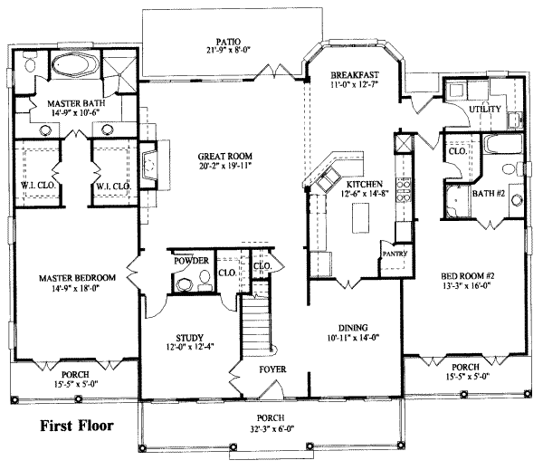 main floor house blueprint