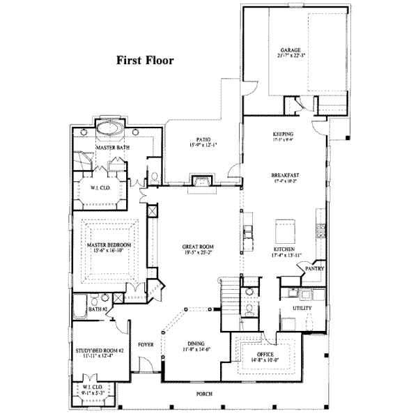 main floor house blueprint