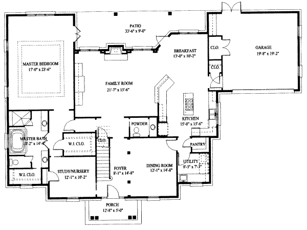 main floor house blueprint