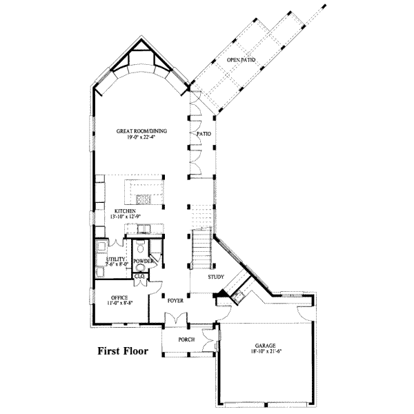 main floor house blueprint