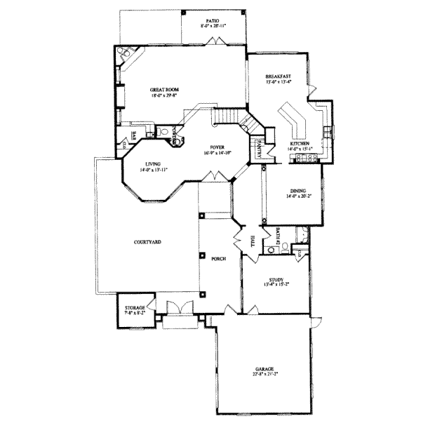 main floor house blueprint