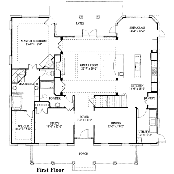 main floor house blueprint