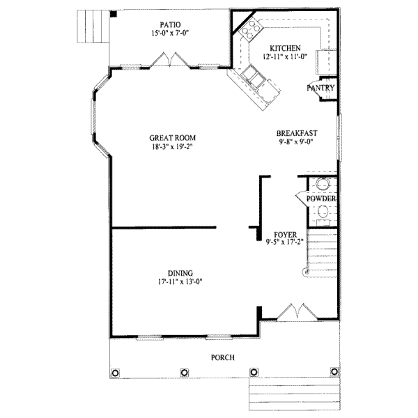main floor house blueprint