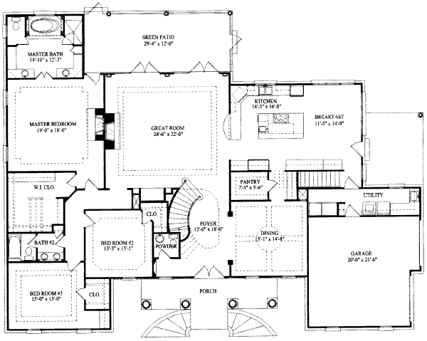 main floor house blueprint