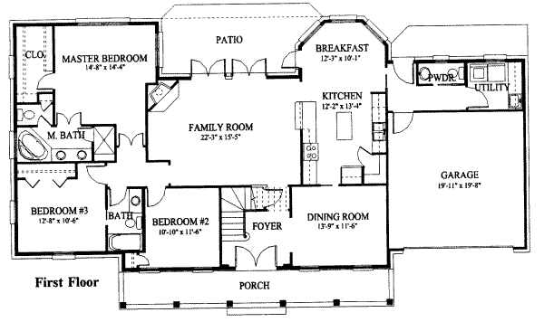 main floor house blueprint