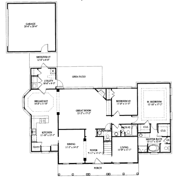main floor house blueprint