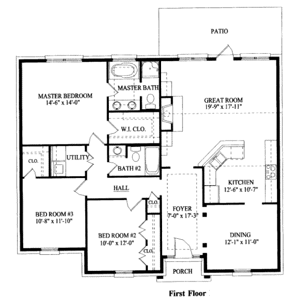 main floor house blueprint
