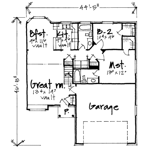main floor house blueprint