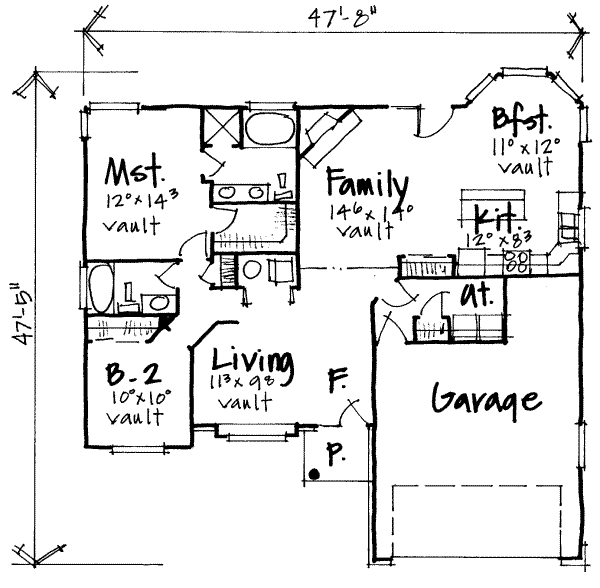 main floor house blueprint