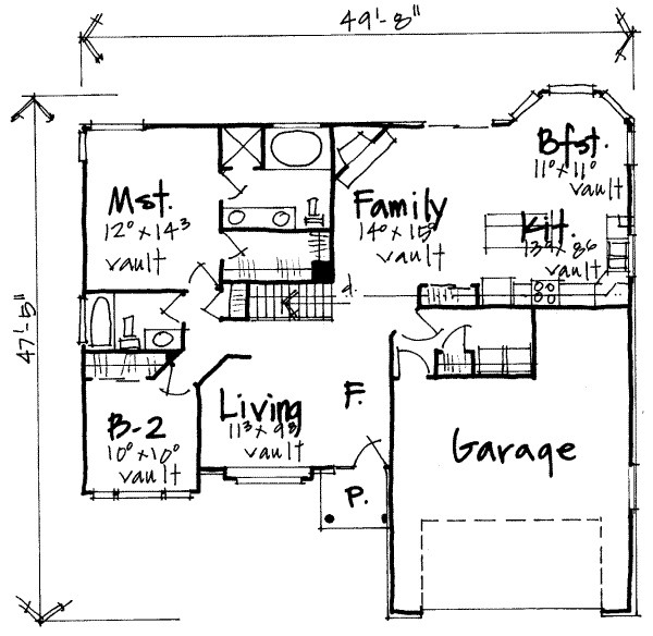 main floor house blueprint