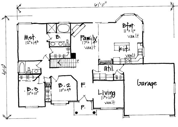 main floor house blueprint