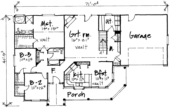 main floor house blueprint