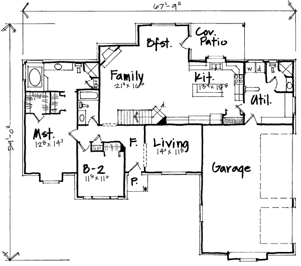 main floor house blueprint