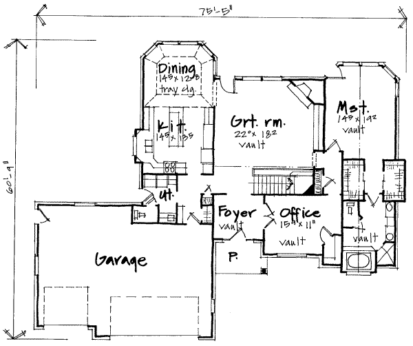 main floor house blueprint