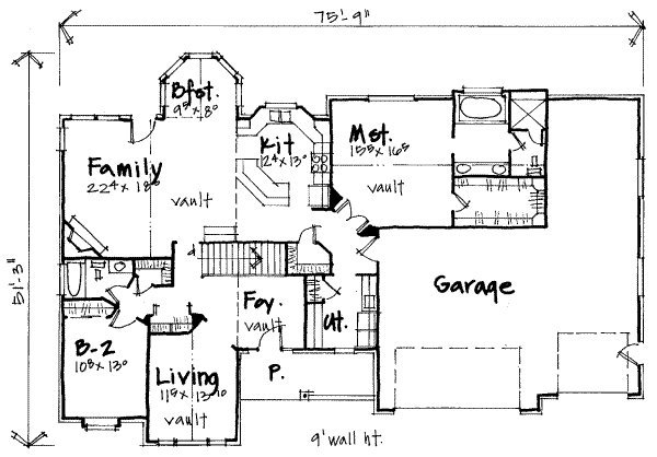 main floor house blueprint