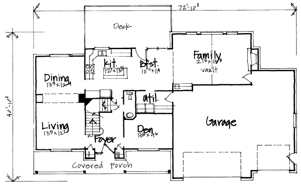main floor house blueprint