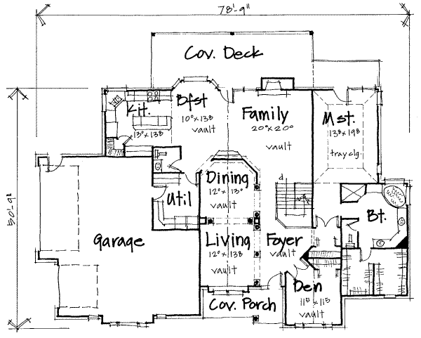 main floor house blueprint