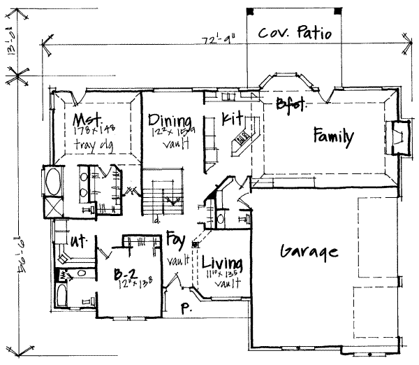 main floor house blueprint