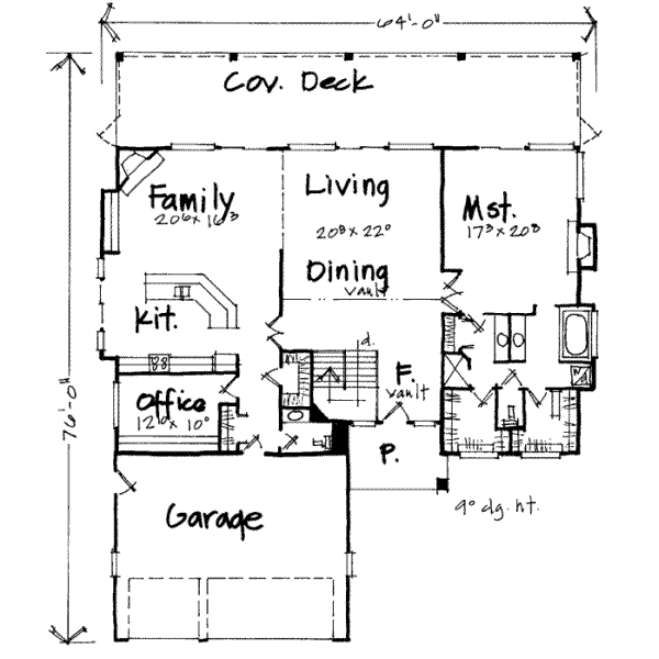 main floor house blueprint