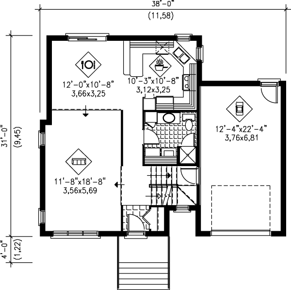 main floor house blueprint