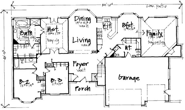 main floor house blueprint