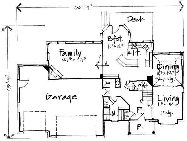 main floor house blueprint