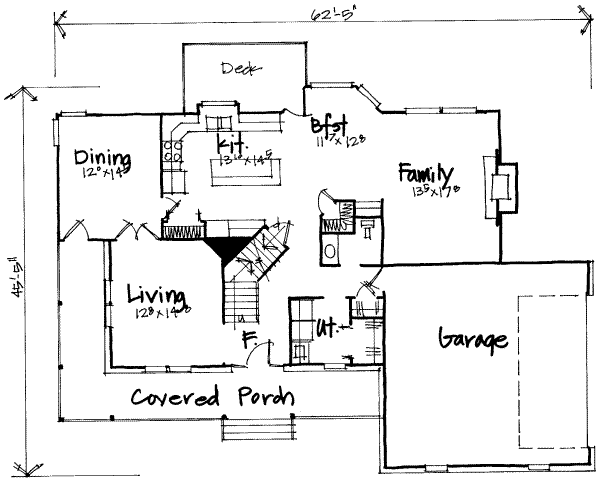 main floor house blueprint