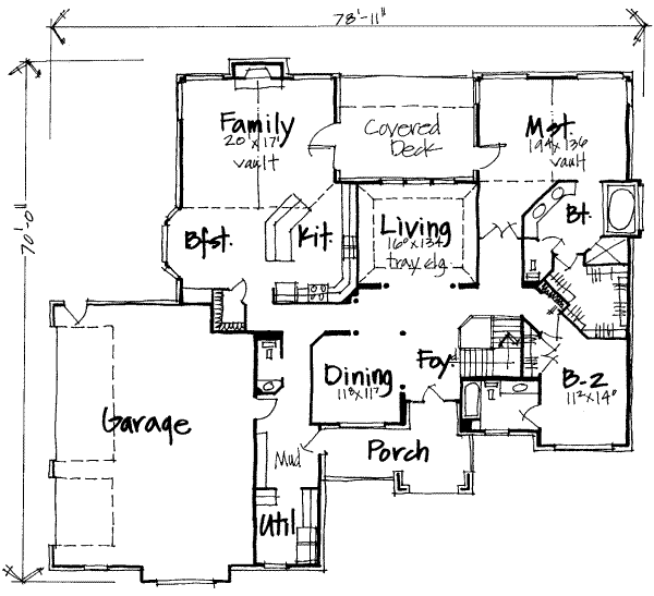 main floor house blueprint