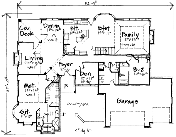main floor house blueprint