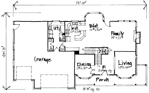 main floor house blueprint