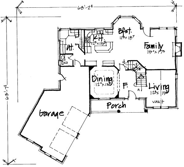 main floor house blueprint