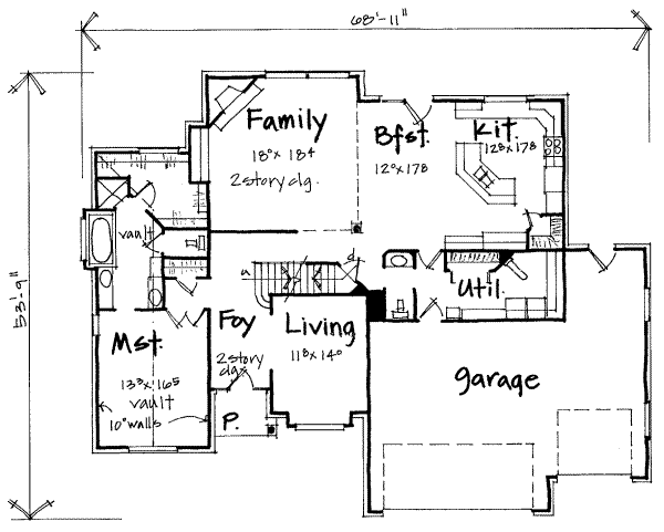 main floor house blueprint