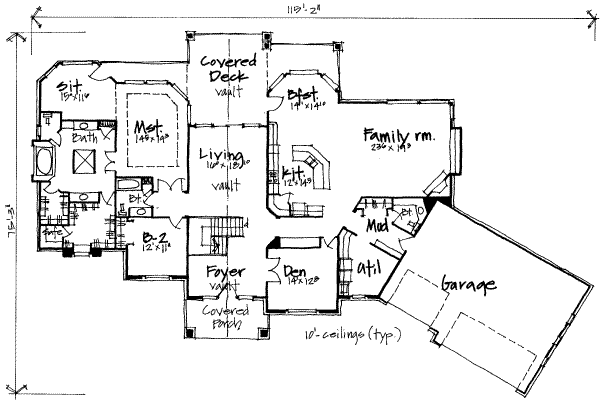 main floor house blueprint