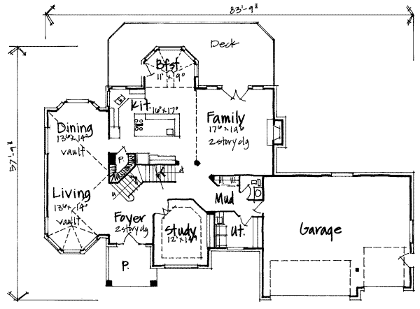 main floor house blueprint