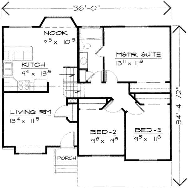 main floor house blueprint