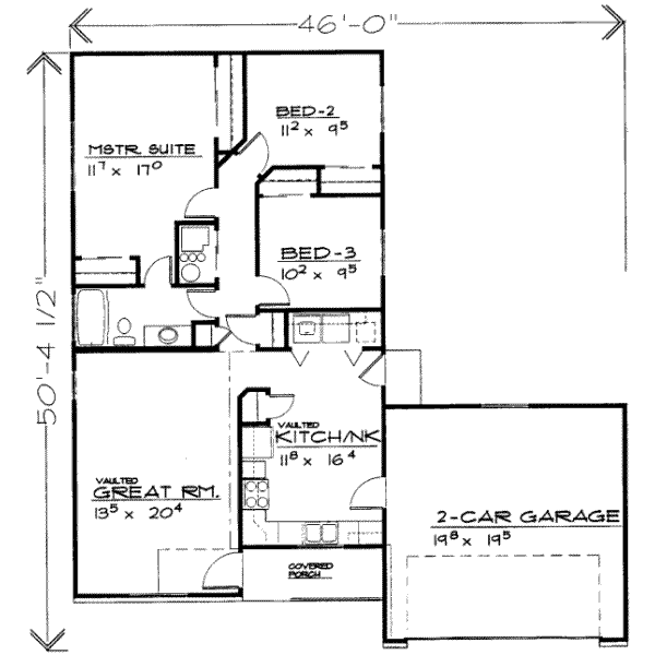 main floor house blueprint