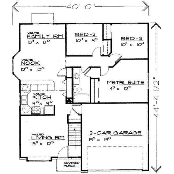 main floor house blueprint