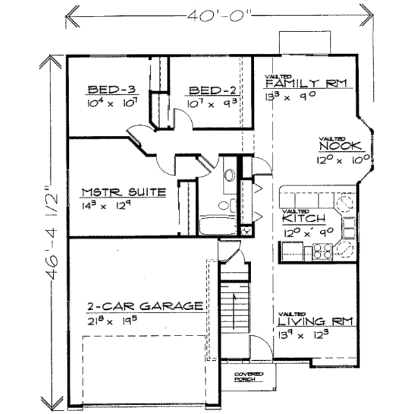 main floor house blueprint