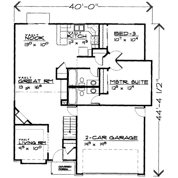 main floor house blueprint