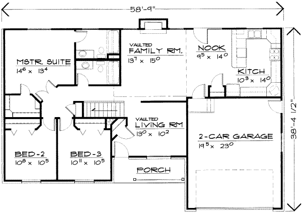 main floor house blueprint