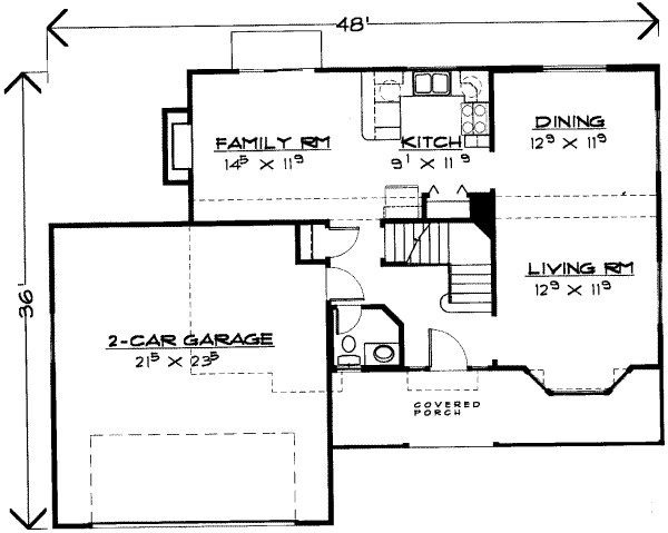main floor house blueprint