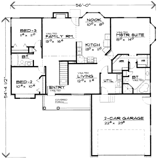main floor house blueprint