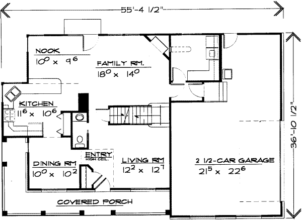 main floor house blueprint
