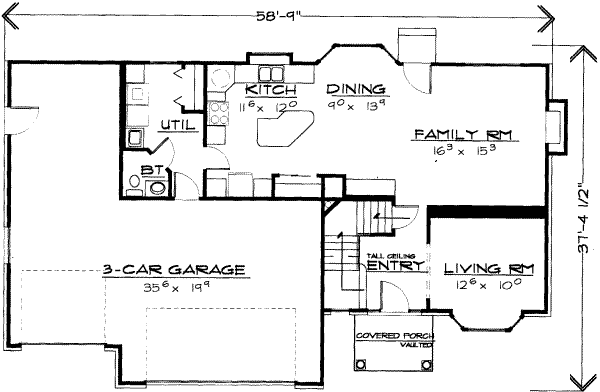 main floor house blueprint