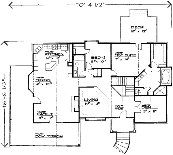 main floor house blueprint