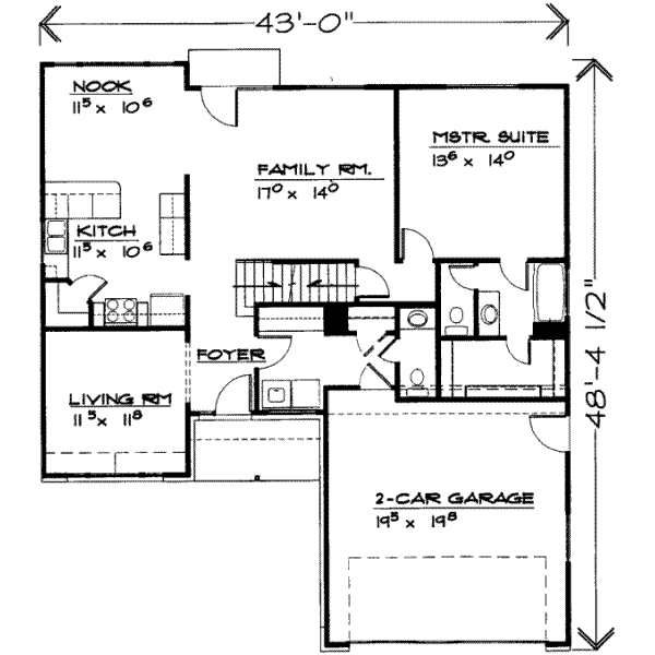 main floor house blueprint